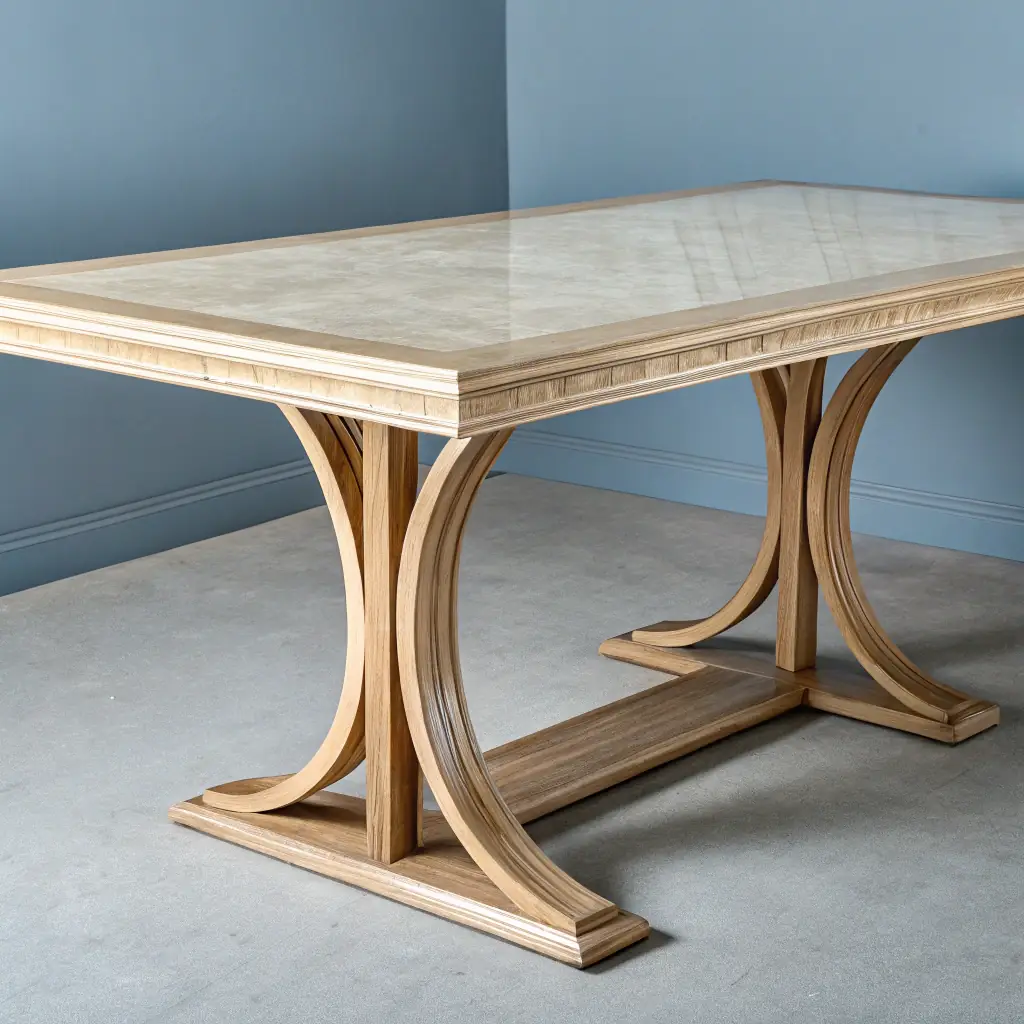 Modern Walnut Dining Table
